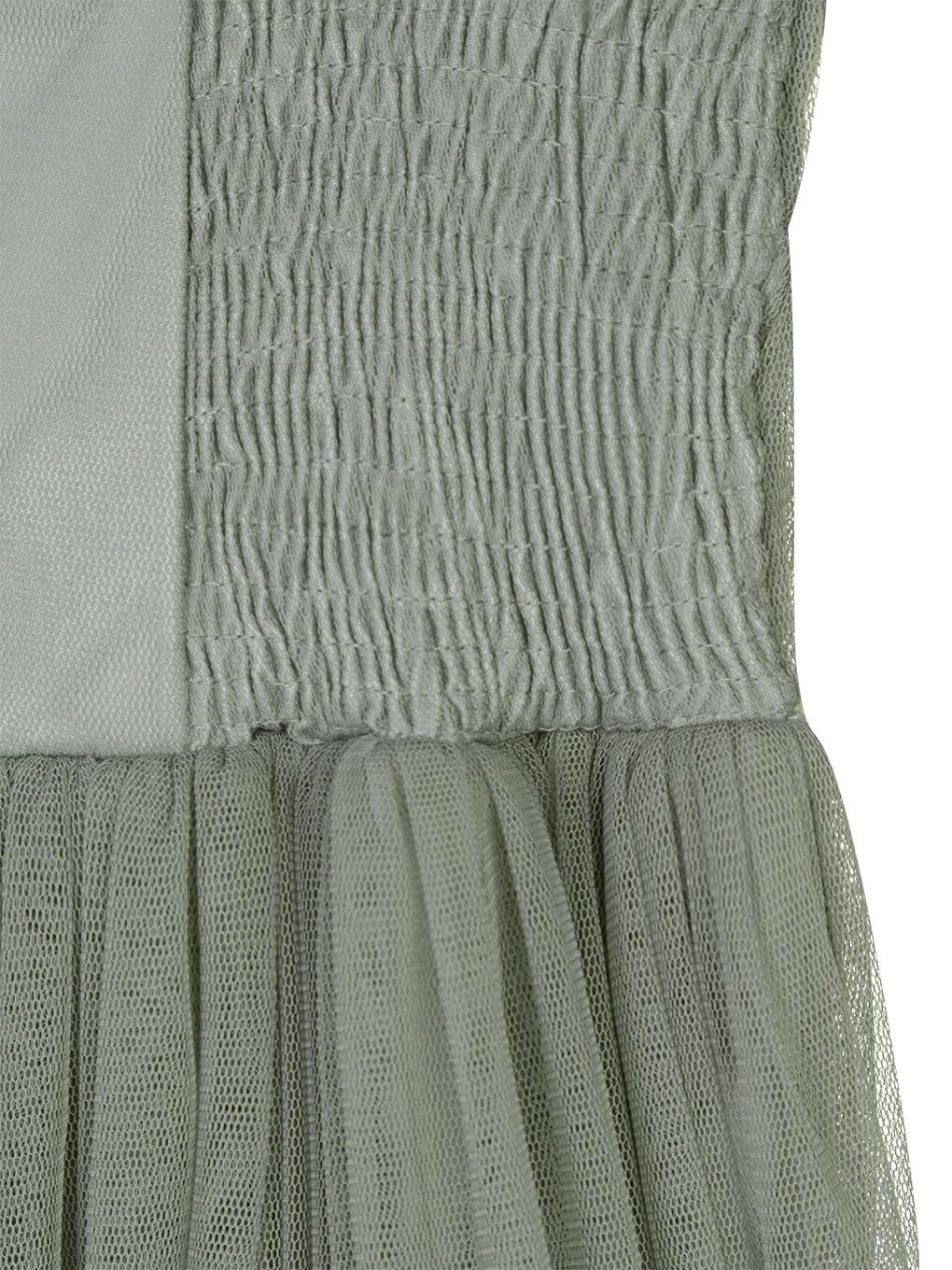 Girls Beli Taşlı Tüylü 6-14 Yaş Abiye - Yeşil 10-11 Yaş-3