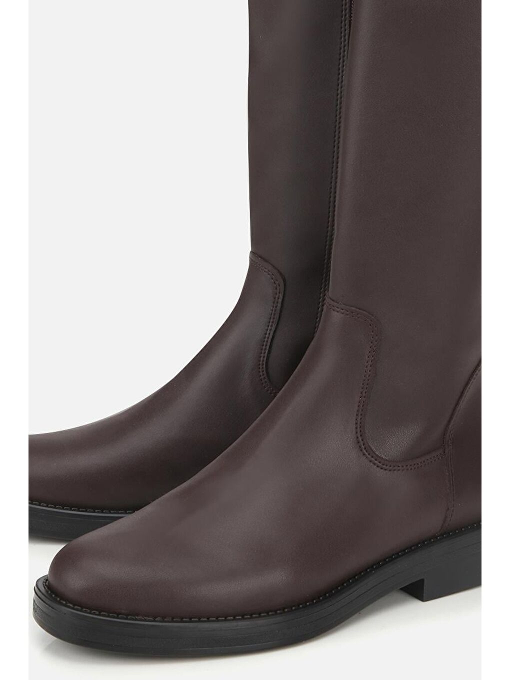 Kadın Kahverengi Binici Düz Çizme-2