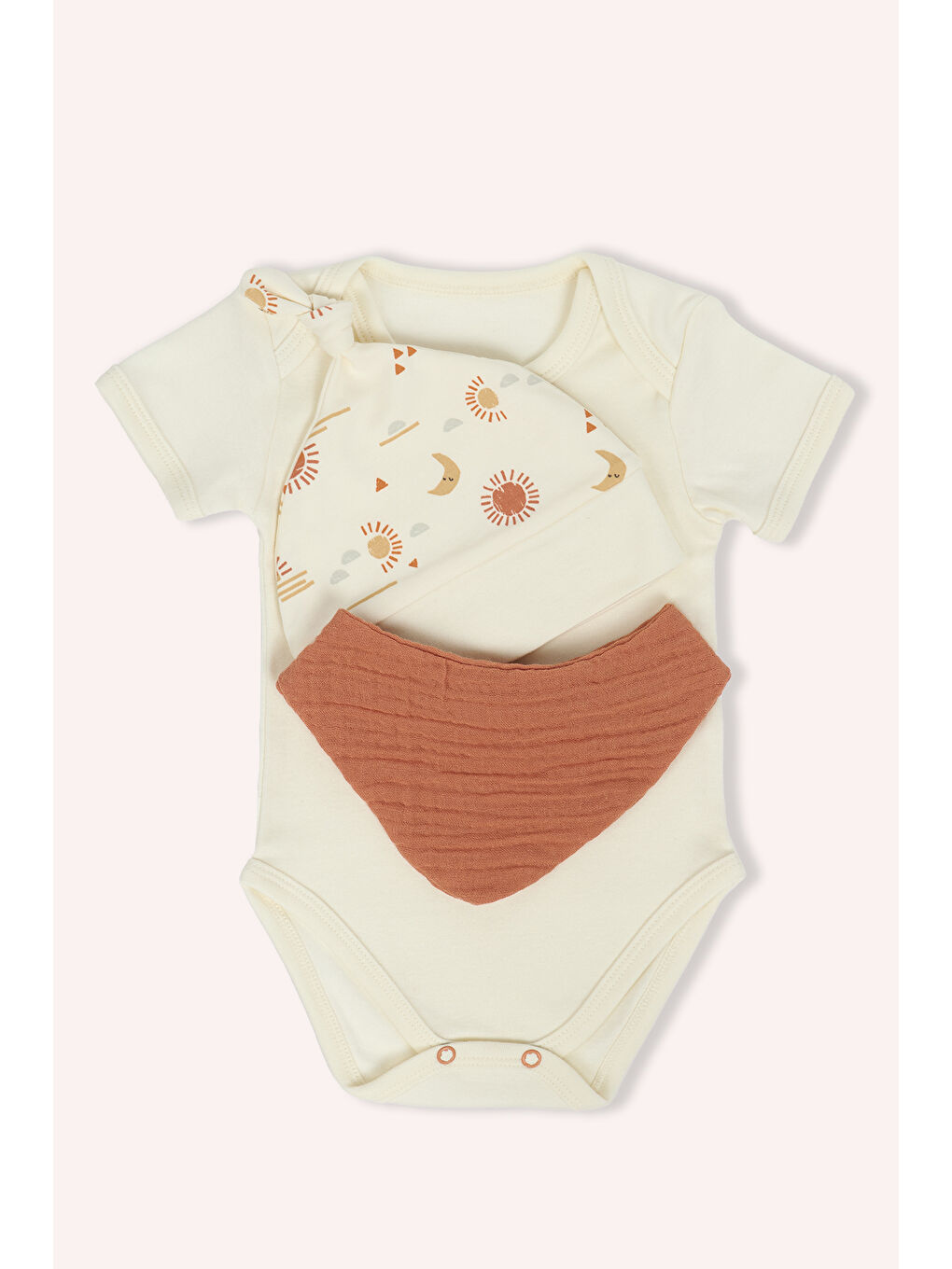 Ekru Unisex Çocuk 3'lü Set-2