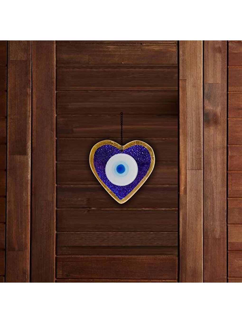Mavi Kalp Nazarlık 12 cm