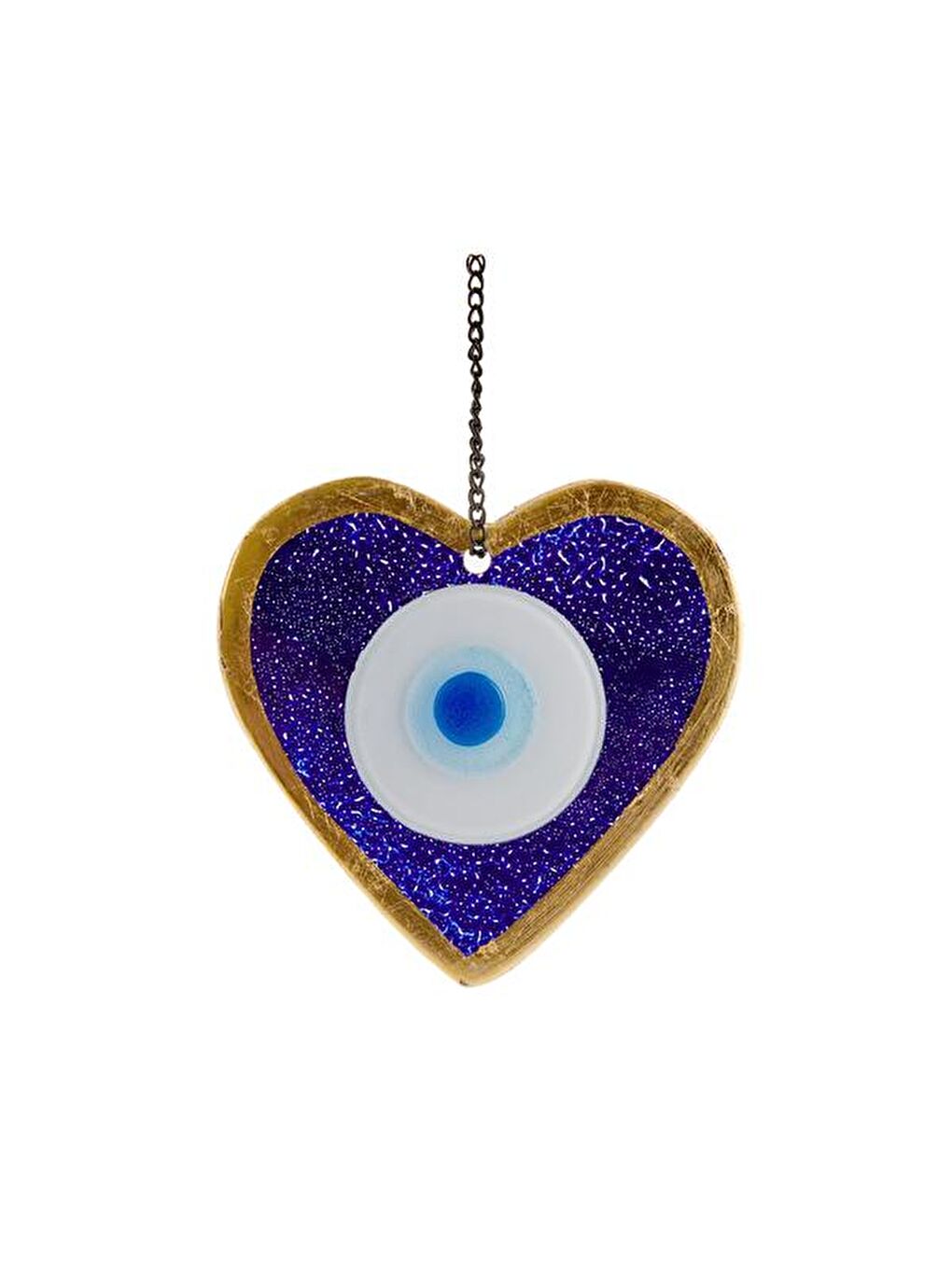 Mavi Kalp Nazarlık 12 cm-2