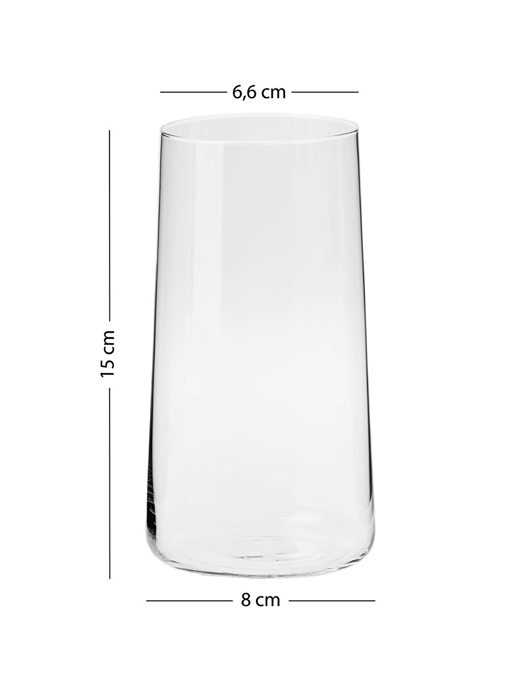 Renksiz Avantgarde Gold 6'lı Meşrubat Bardağı Seti 540 cc-2