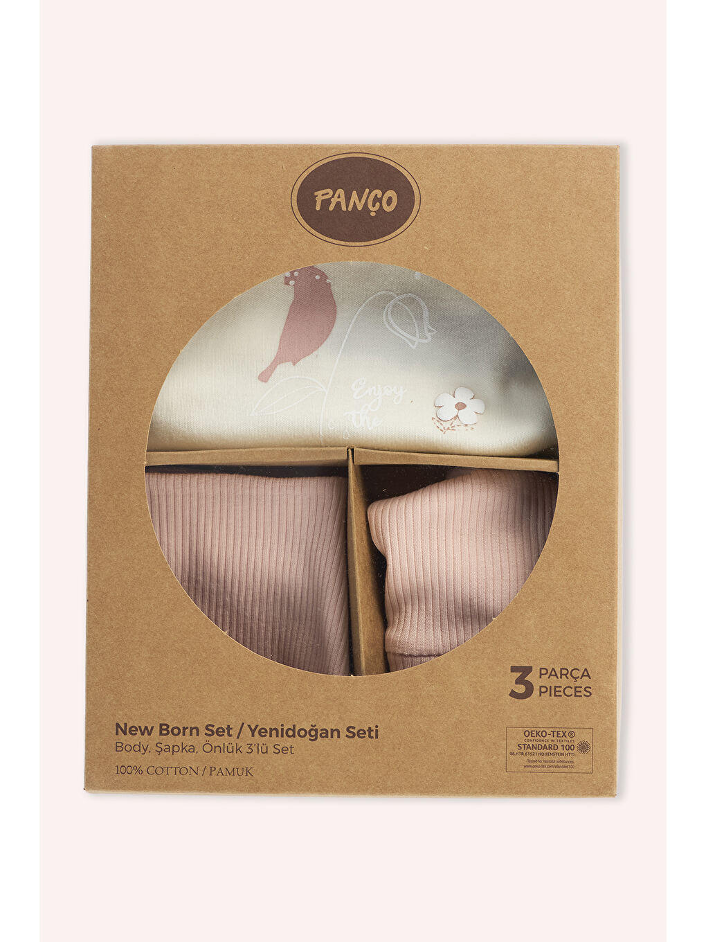 Ekru Unisex Çocuk 3'lü Set-2