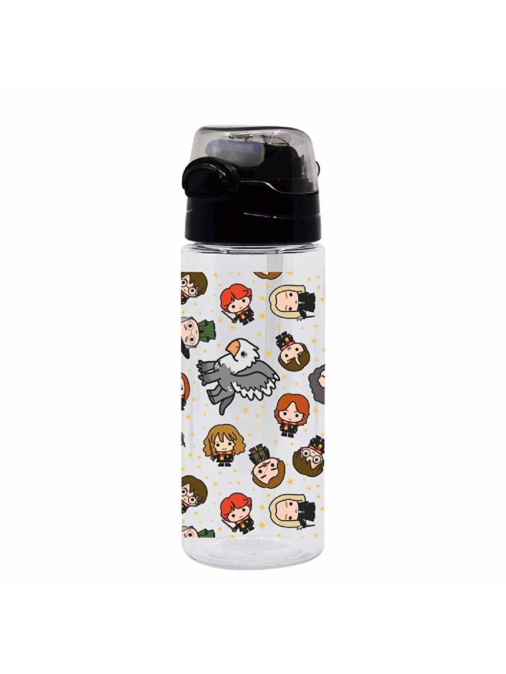 Wiggle Şeffaf Pipetli Plastik Matara Harry Potter 700 ml (2273)