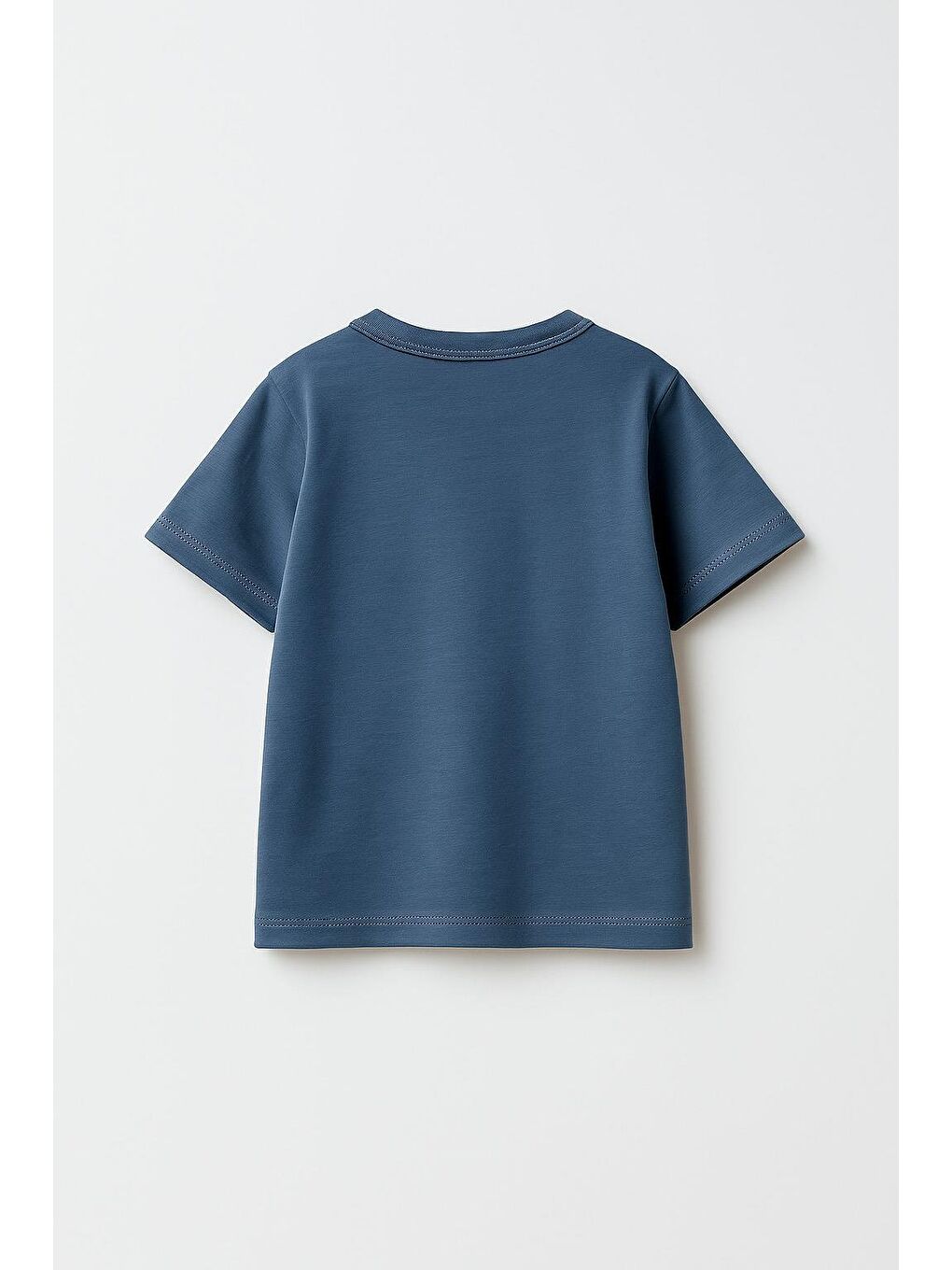 Lacivert Erkek Çocuk Zürafa Nakışlı Tişört (3-4 Yaş 8-9 Yaş)-2