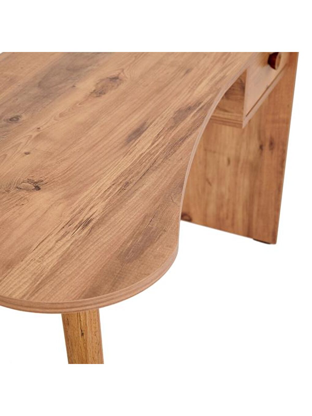 Kahverengi Lucca Çalışma Masası - Atlantik Çam-1