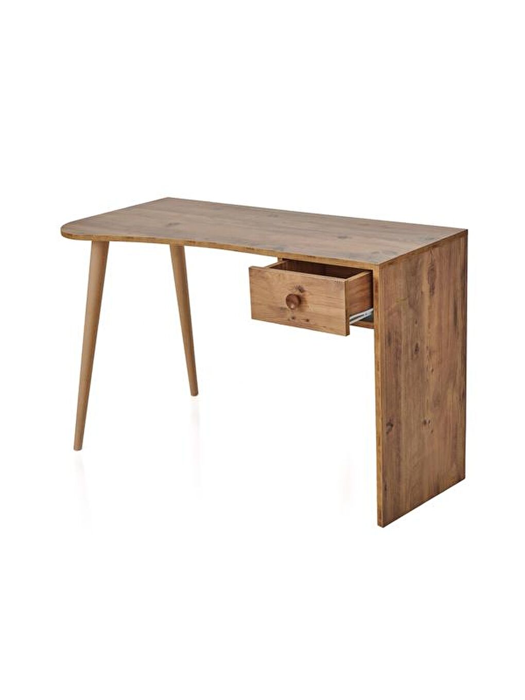 Kahverengi Lucca Çalışma Masası - Atlantik Çam-5