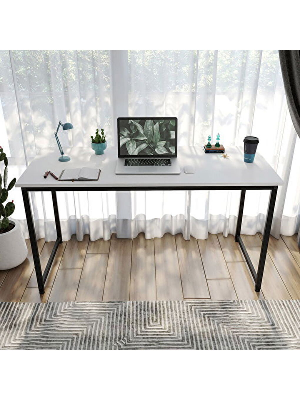 Çalışma Masası - Beyaz - 140 cm-9