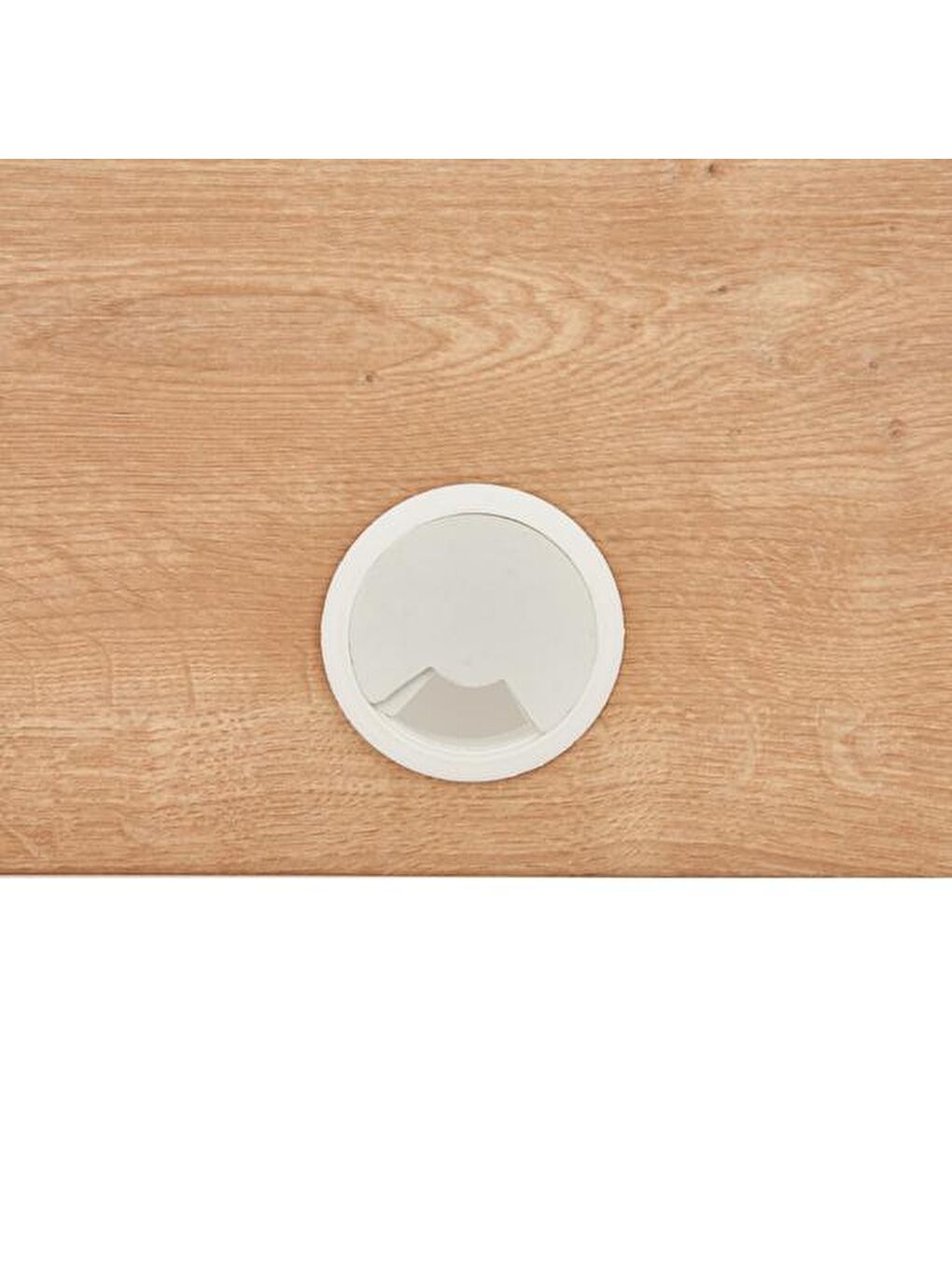 Kahverengi Genesis Çalışma Masası - Safir Meşe / Beyaz-4