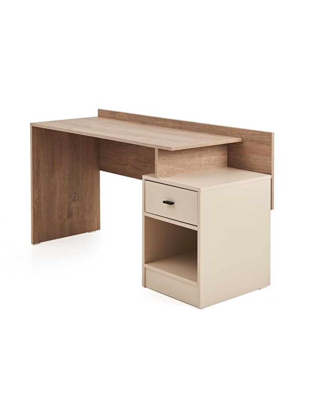 Bej Hero Çalışma Masası -Vizon / Uludağ Meşe-1