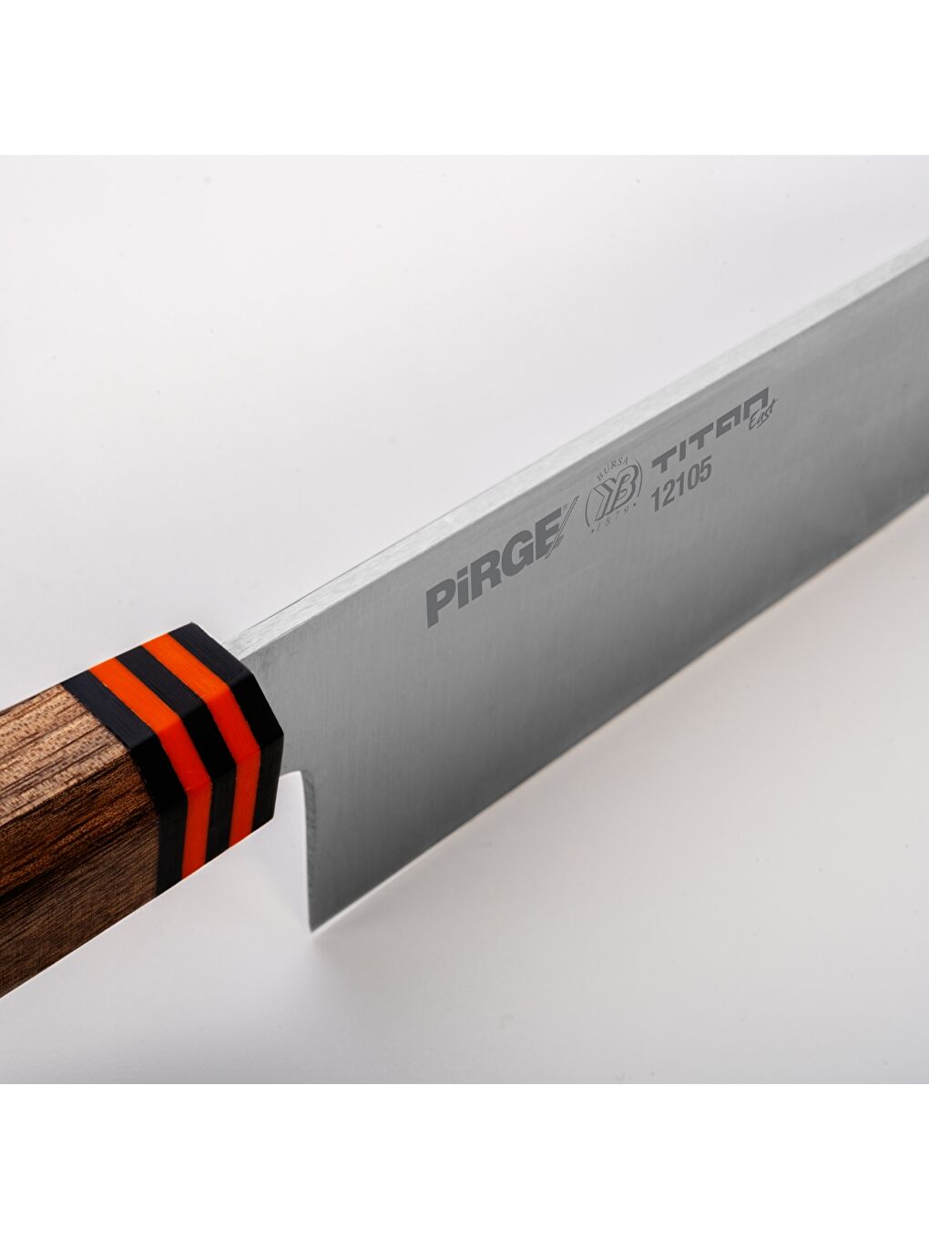 PİRGE Renksiz Titan East Şef Bıçağı   Santoku 16 cm - 2