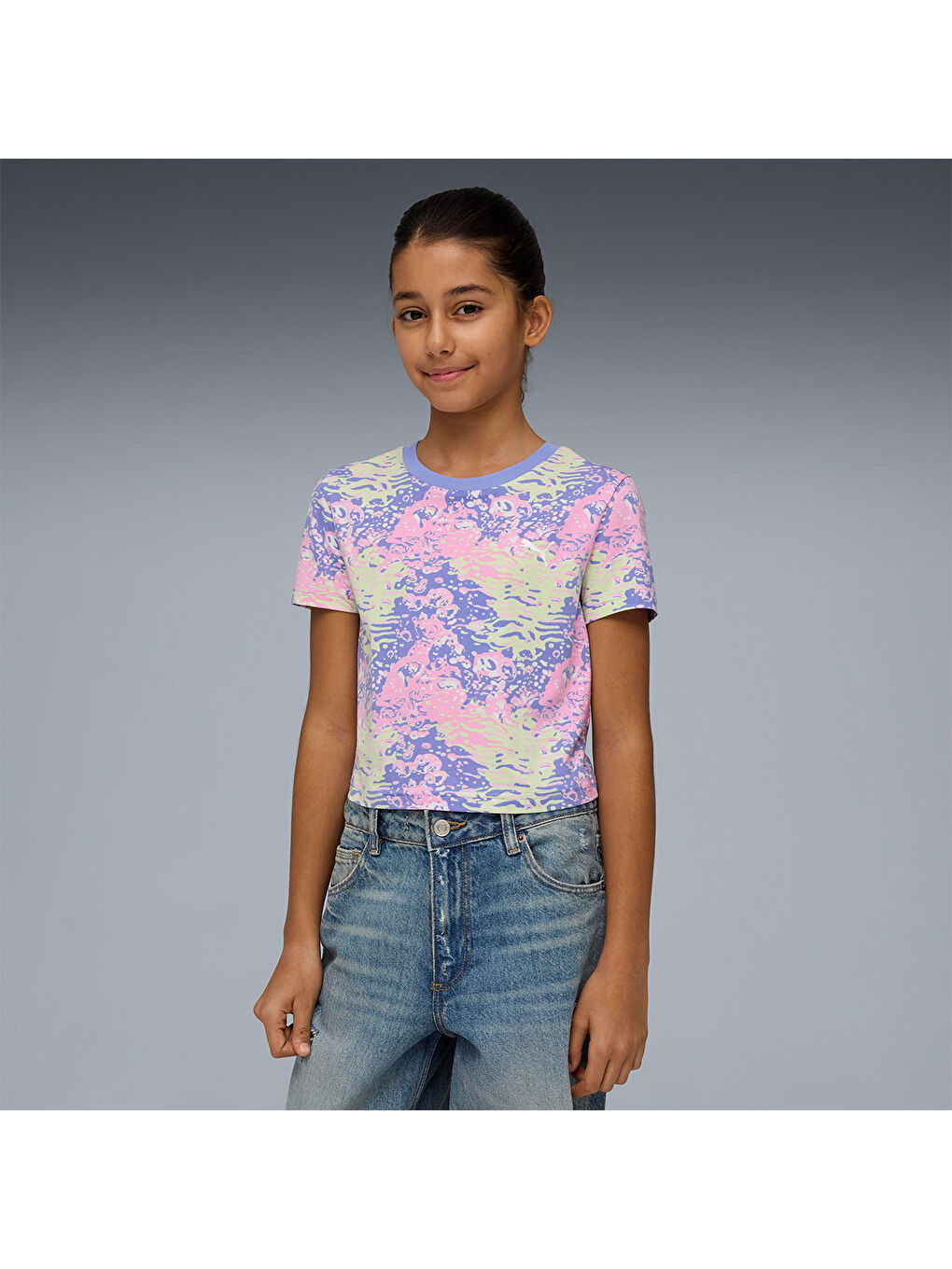 Karışık Aop Baby Kız Çocuk Tişört