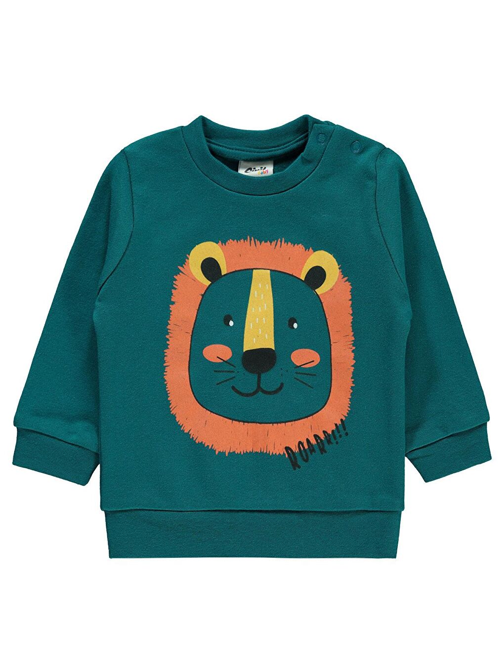 Baby Erkek Bebek Sweatshirt 6-18 Ay Petrol Yeşili