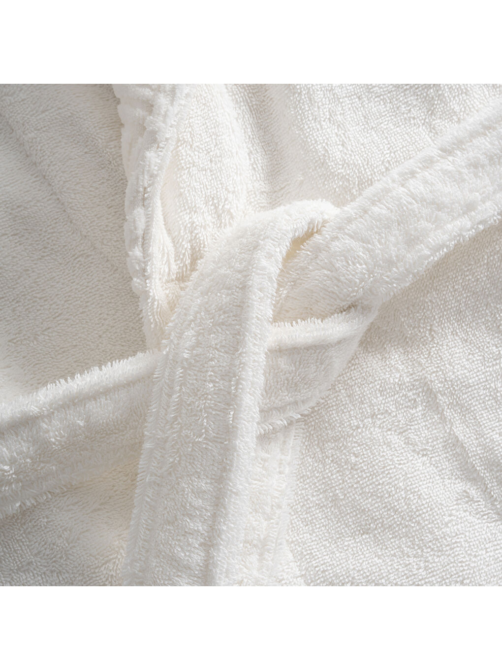 Yeşil Fiorina Aile Bornoz Seti 10 Parça %100 Pamuk Jakarlı Mint-Krem M/L-4