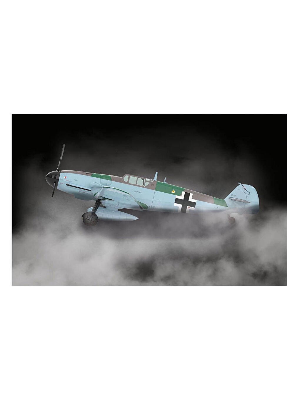 Revell Renksiz Maket Easy Set Uçak Messerschmitt Bf109G-6 63653 - 5