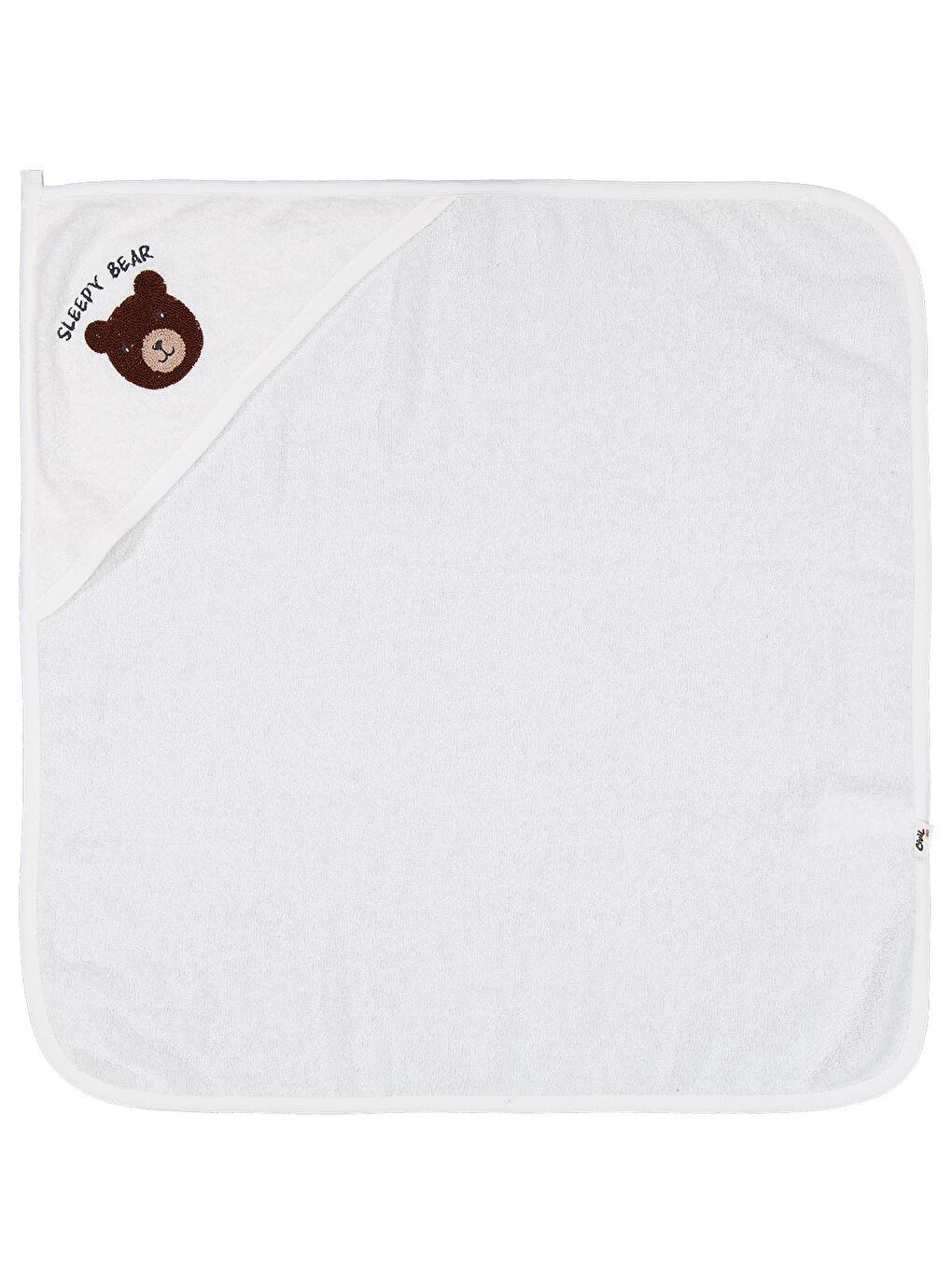 Baby Ayıcık Nakışlı Havlu - Ekru Standart-1