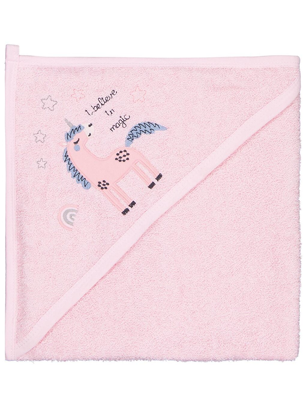 Baby Nakışlı Havlu - Pembe Standart