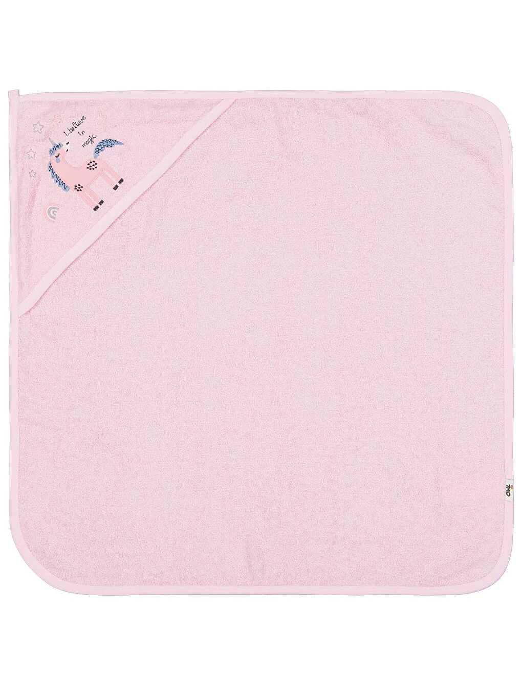 Baby Nakışlı Havlu - Pembe Standart-1