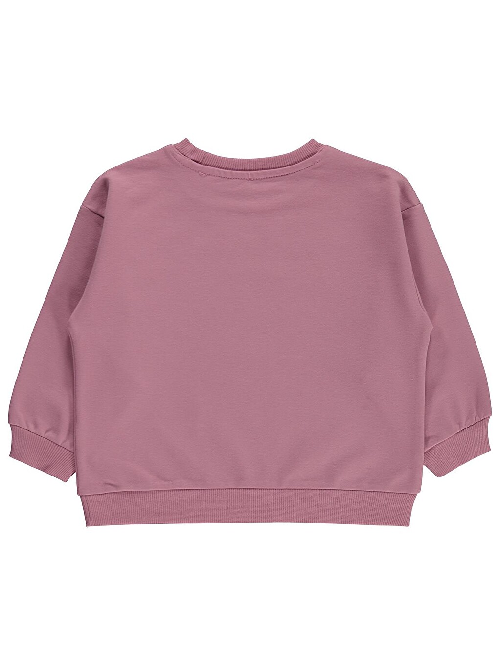 Girls Basic 2-5 Yaş Sweatshirt - Pembe-1