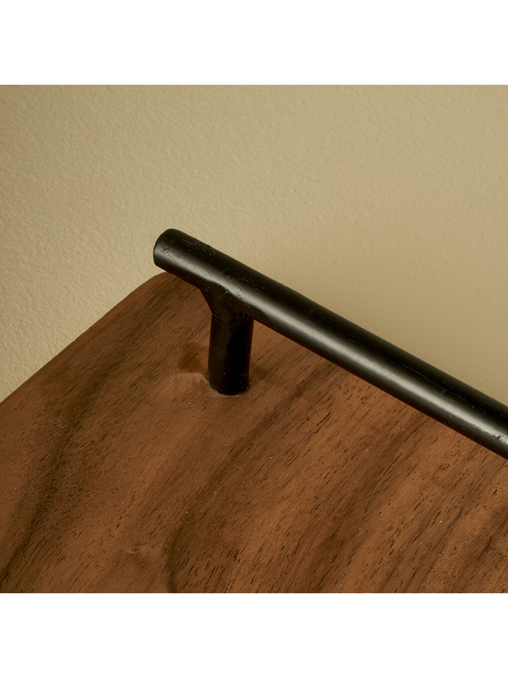 Bej Eliffe Dekoratif Tepsi Naturel (30x15x5 cm)-1