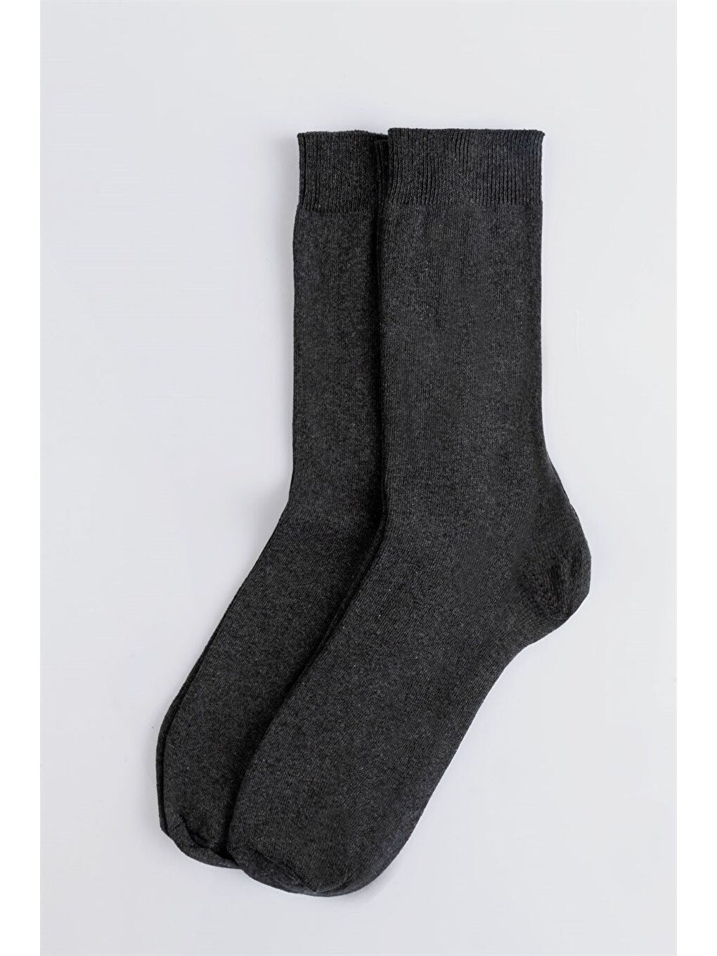 Gri 2'li Düz Füme Erkek Çorap