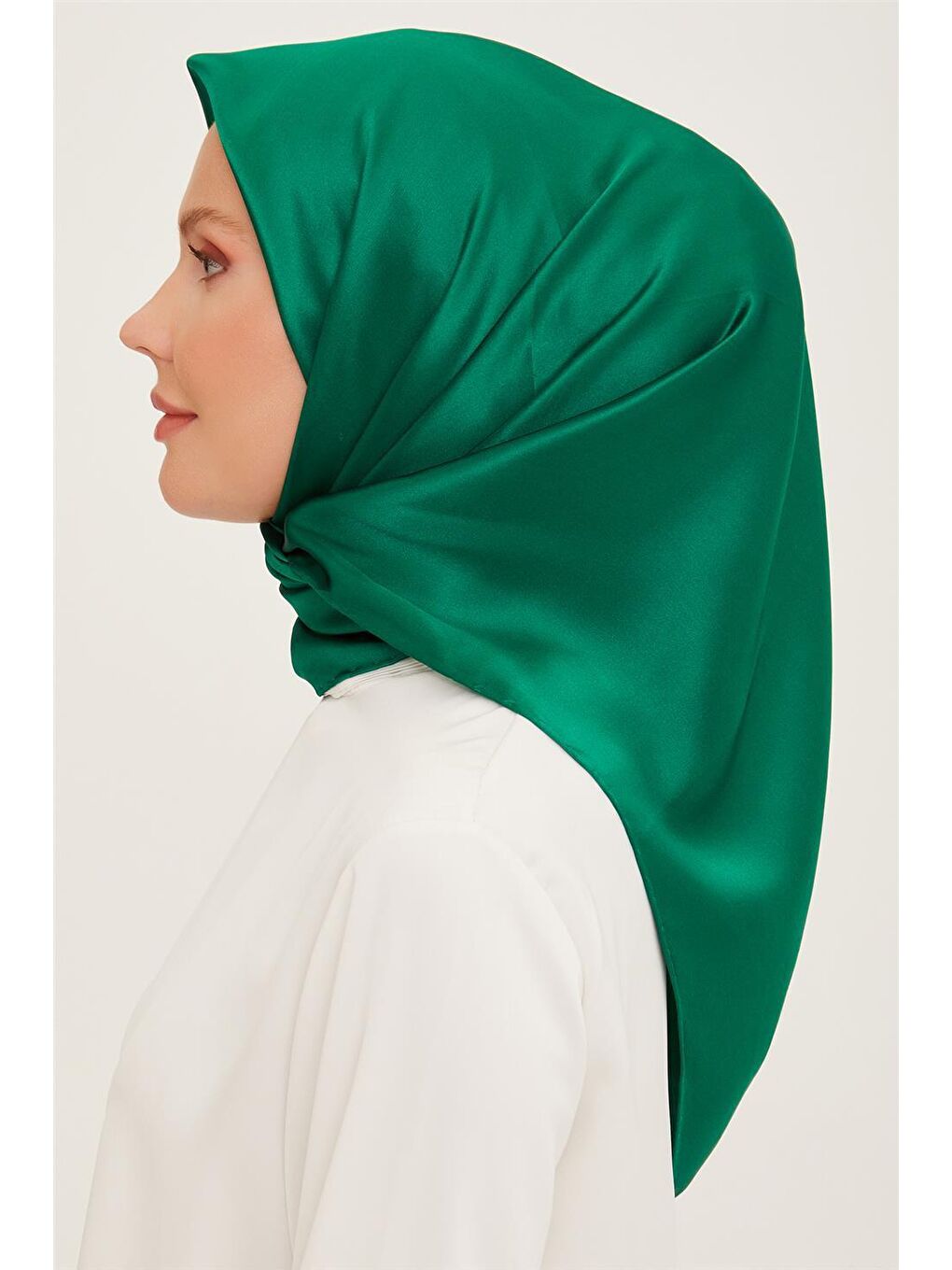 Yeşil Sura Düz Eşarp 00Oa0010 40-2