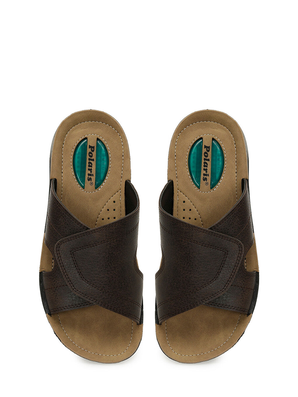 610002.M5PR Kahverengi Erkek Terlik-3