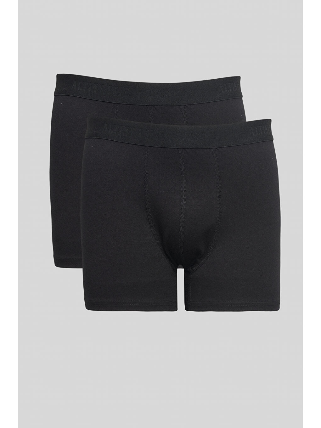 Erkek Siyah 2'li Boxer Paketi