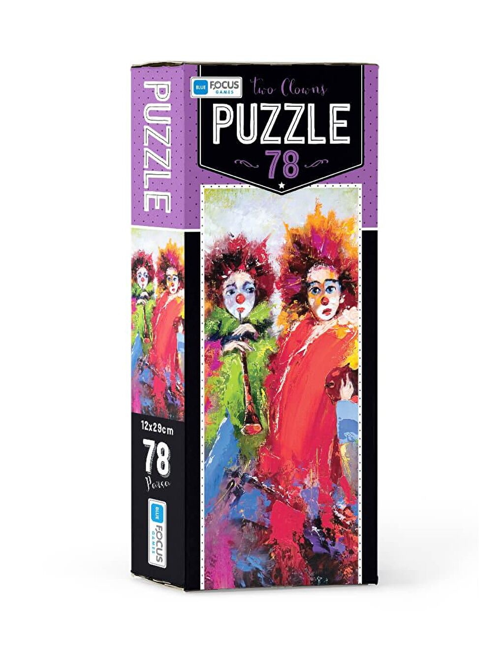 Blue Focus Karışık 78 Parça Puzzle - Two Clowns - 1