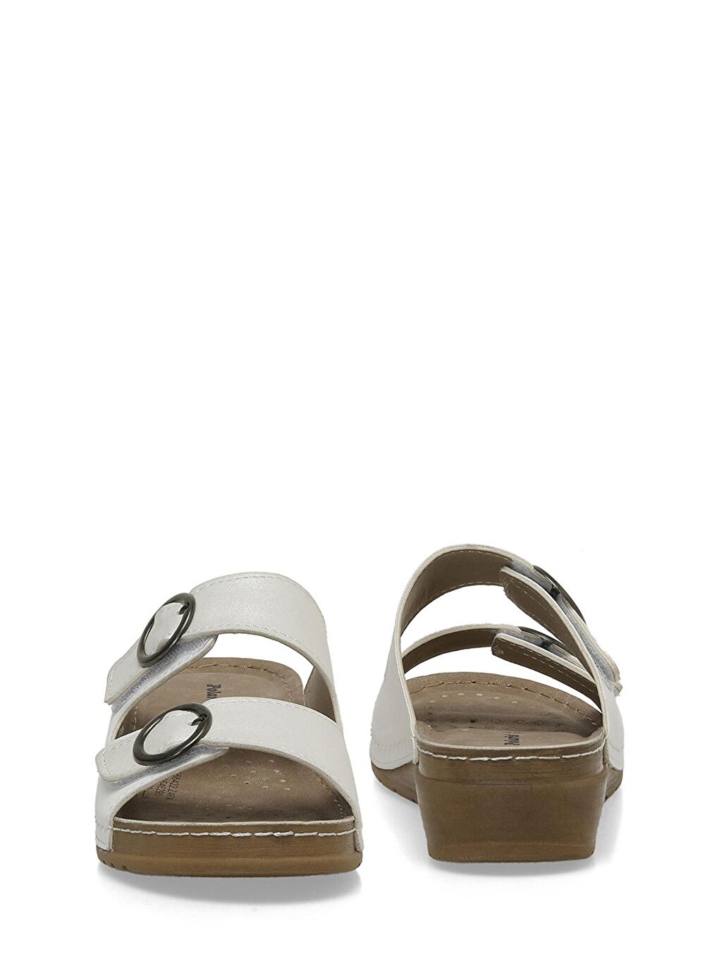 166422.PZ4FX Beyaz Kadın Terlik-4