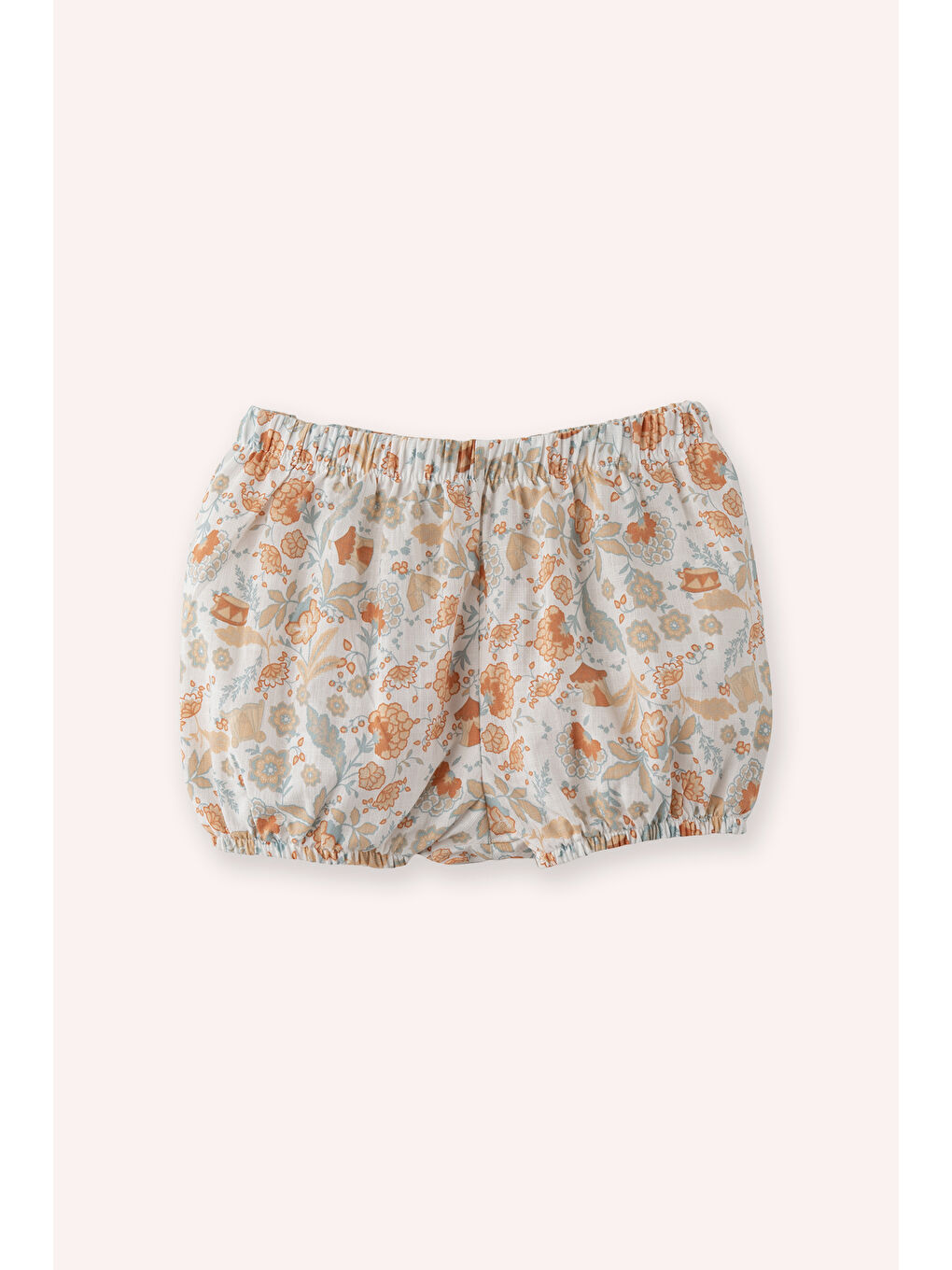 Yenidoğan Çiçek Desenli Ekru 2'li Takım-4