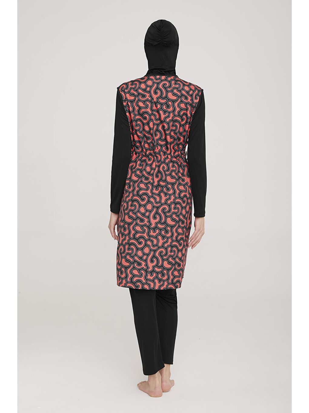 Tam Kapalı Tesettür Mayo Jaana 4 9049 Siyah-4