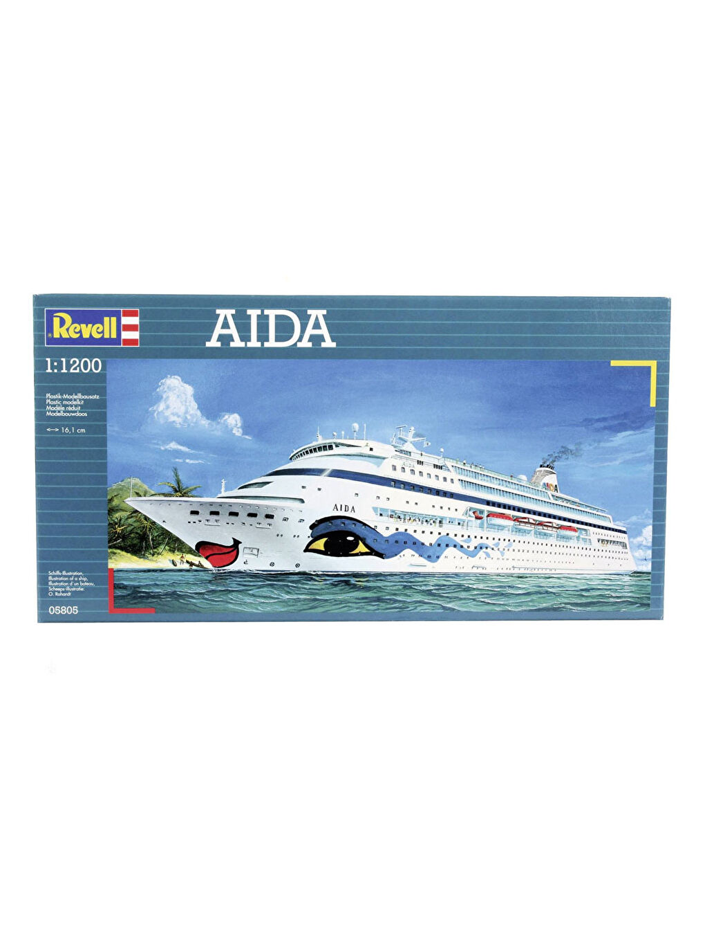 Revell Renksiz Maket 1:1200 Aida 5805 - 1