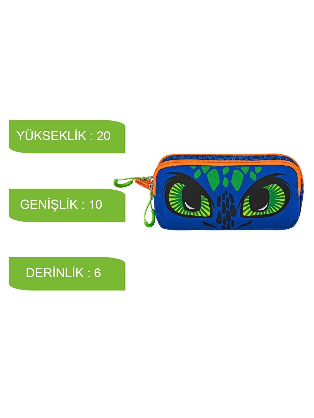 Muggle 2 Bölmeli Dragons Kalemlik MU-9169 - 1