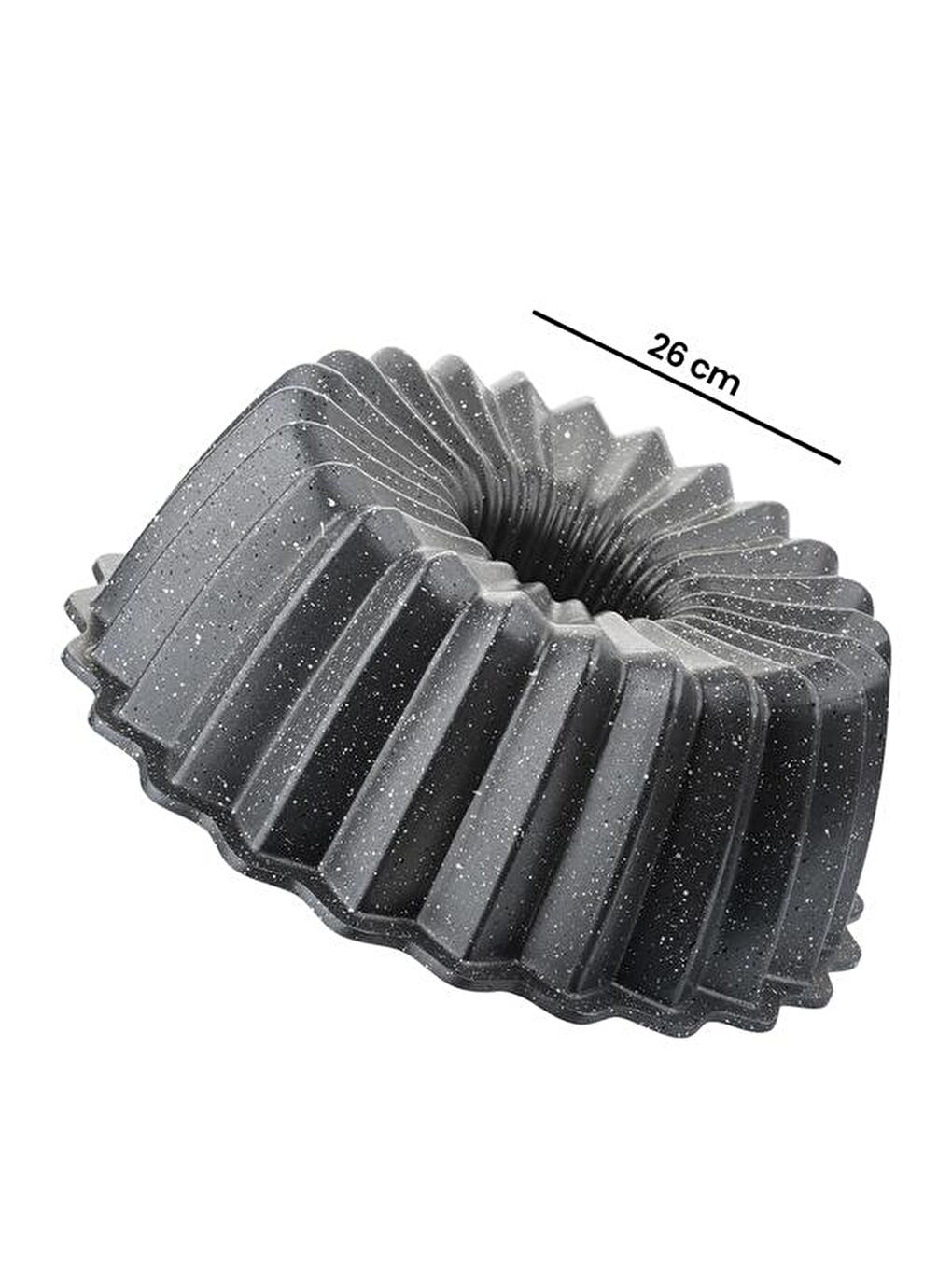 ThermoAD Gri Granit Yıldız Kek Kalıbı - 26 cm - 2