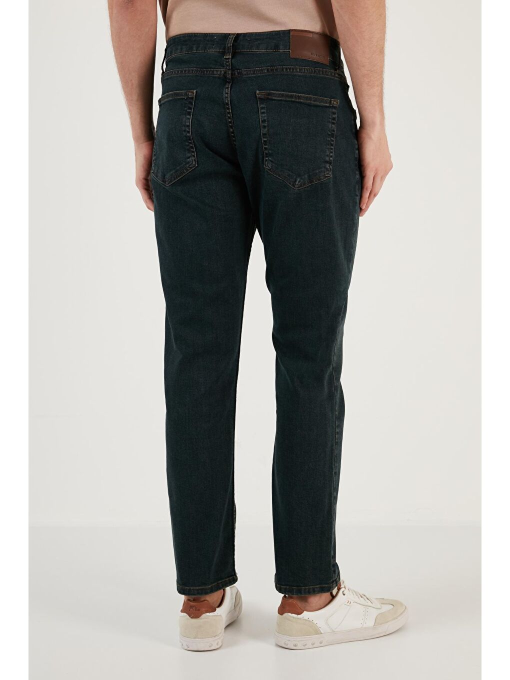 Lacivert Pamuklu Normal Bel Regular Fit Boru Paça Jeans 2210J49PARMA-4