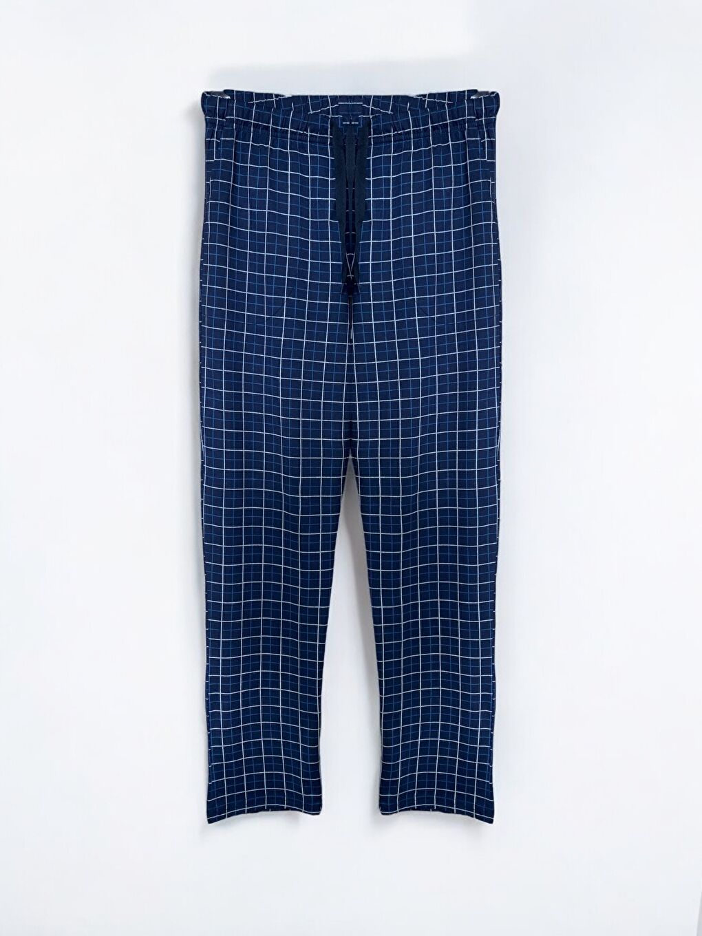 Formo Erkek Lacivert Kareli %100 Pamuk Yüksek Kalite Rahat Pijama Altı