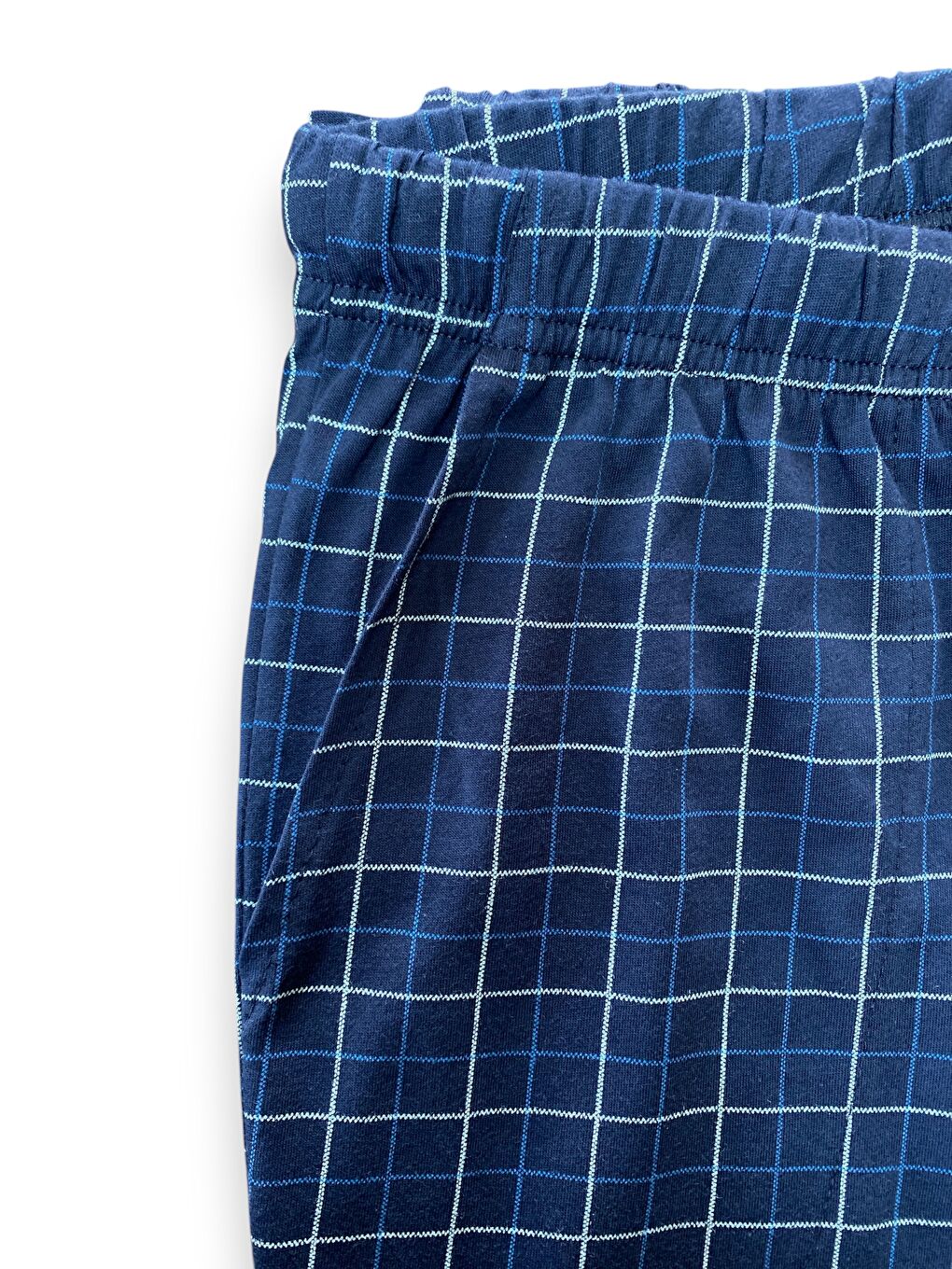 Formo Erkek Lacivert Kareli %100 Pamuk Yüksek Kalite Rahat Pijama Altı - 3
