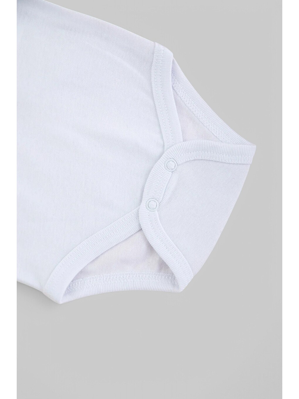 Gri Erkek Bebek 3 Parça Yazlık Çıtçıtlı Bodyli Baskılı İnterlok Bebek Takımı-6