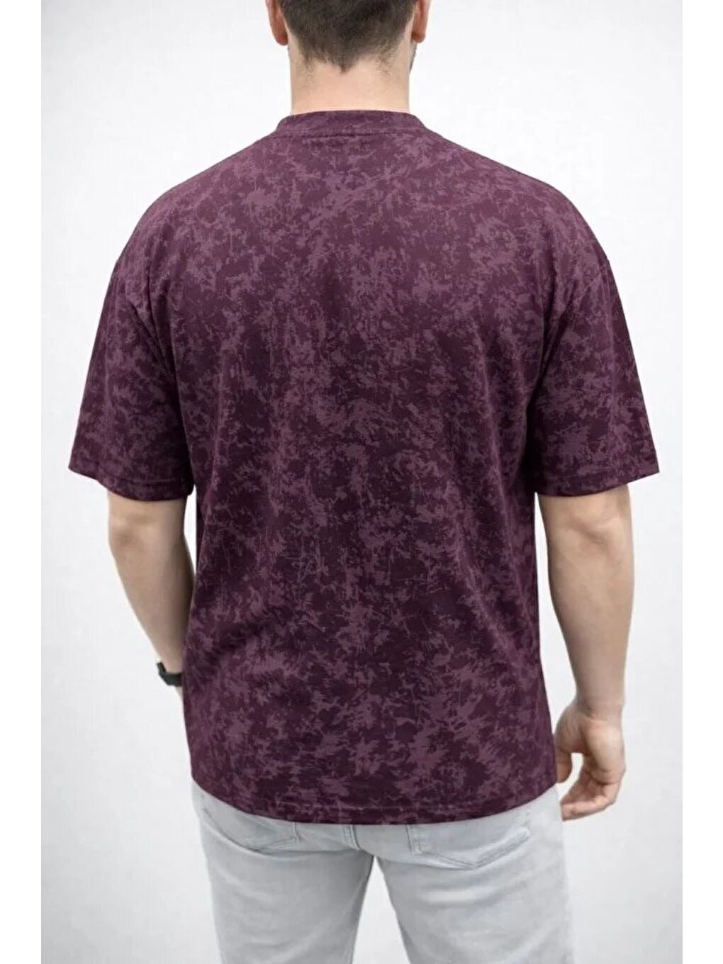 Bordo Erkek Premium Tişört-2