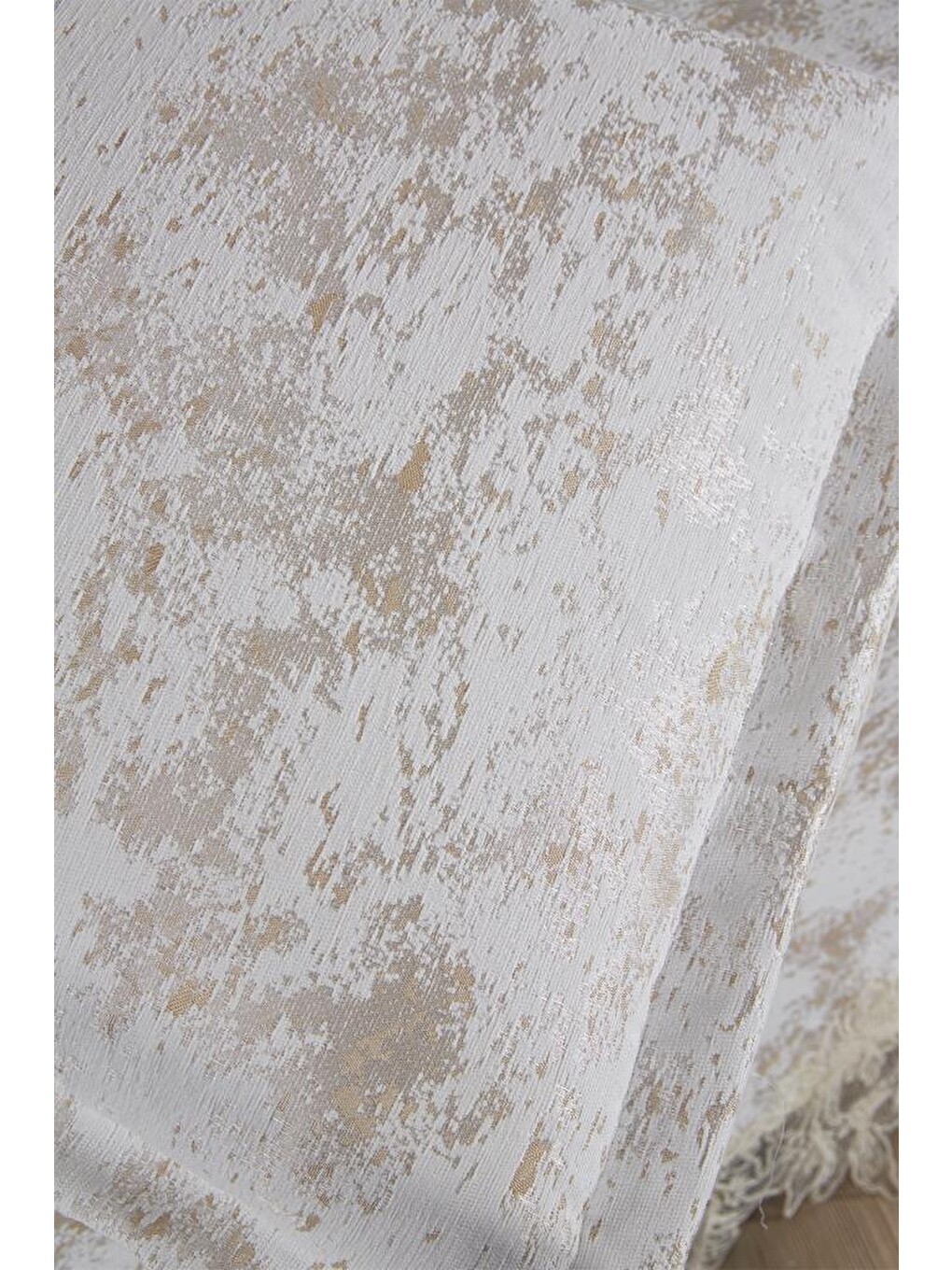 Karışık Fransız Dantelli Valoria Çift Kişilik Yatak Örtüsü 230x250 cm-7