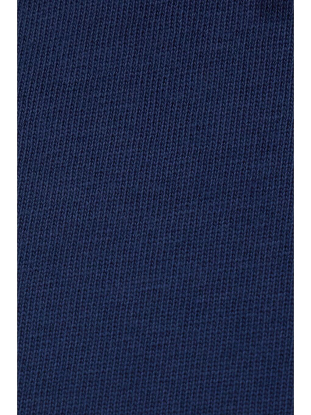 Erkek Regular Fit Klasik Kesim %100 Pamuk Bisiklet Yaka Lacivert Tişört-5