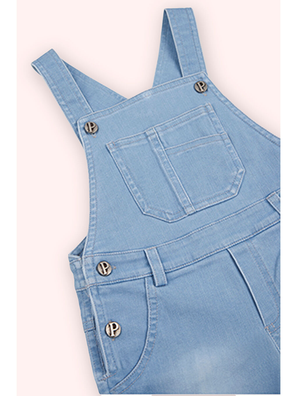 Erkek Çocuk Denim Salopet Lacivert-3