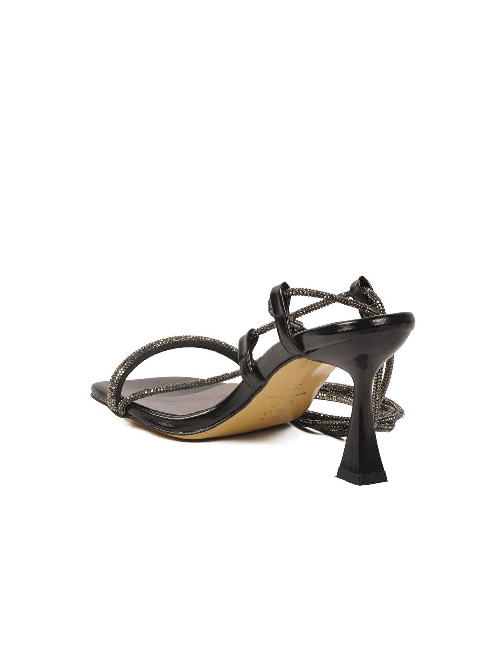 Siyah Özel Davet Kadın Abiye Ayakkabı 655485 Z-3