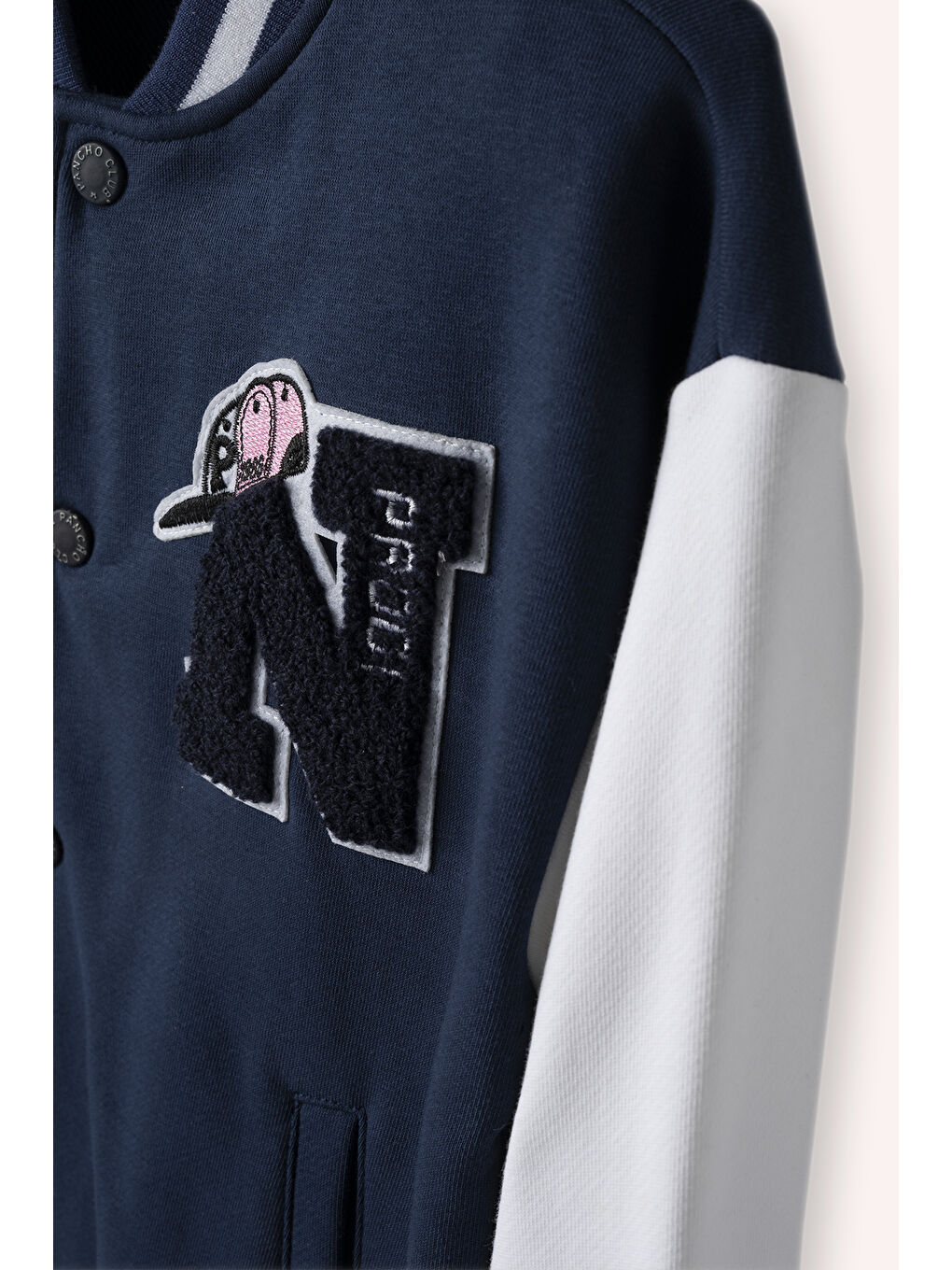 Erkek Çocuk Parçalı Örme Ceket Lacivert-5