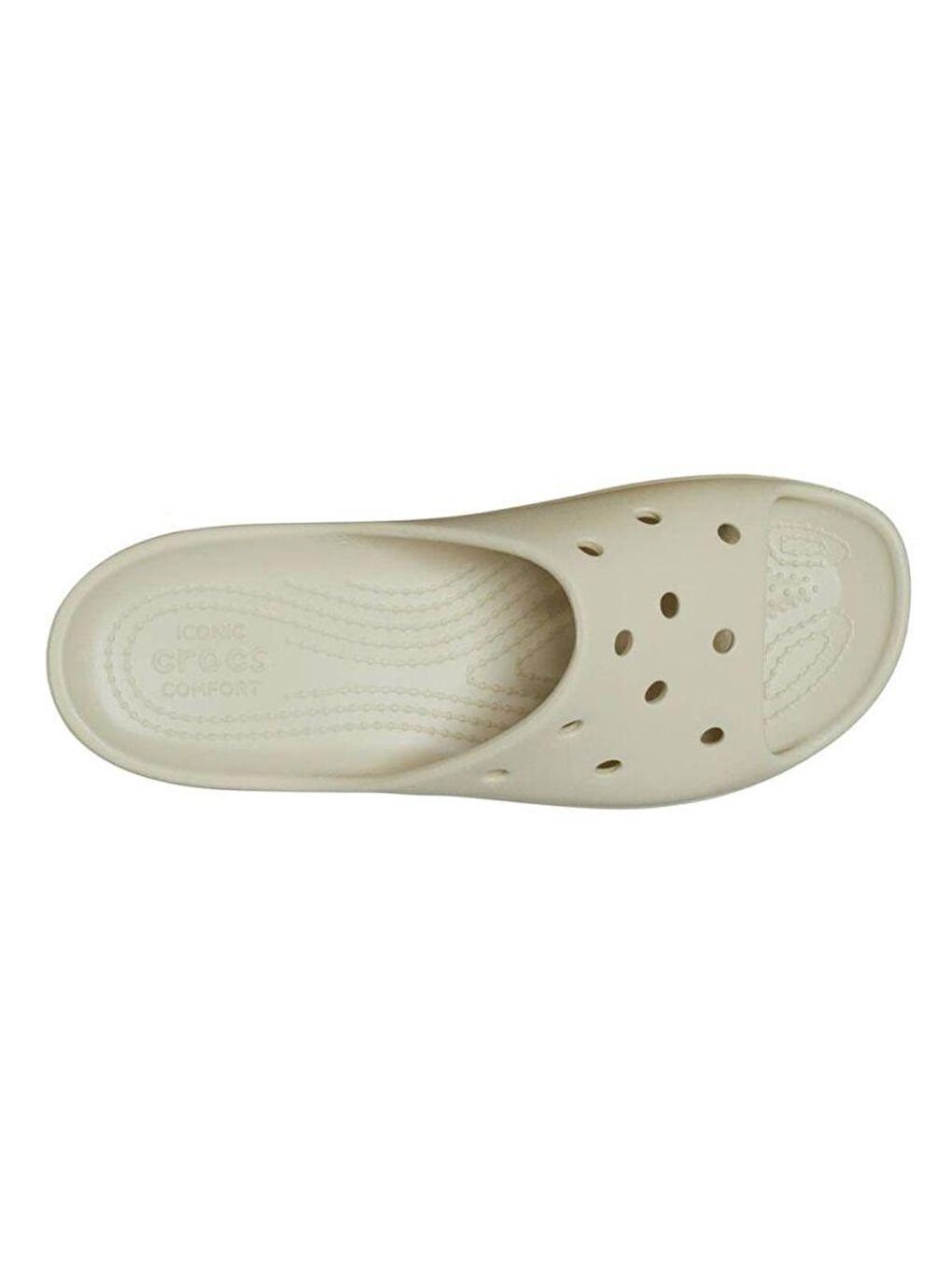 Crocs Bej Classic Platform Slide Kadın Terlik Bej 208180-2Y2 - 1