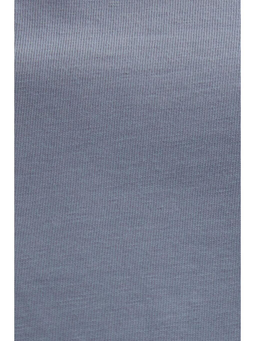 Erkek Regular Fit Klasik Kesim %100 Pamuk Bisiklet Yaka Gri Tişört-5