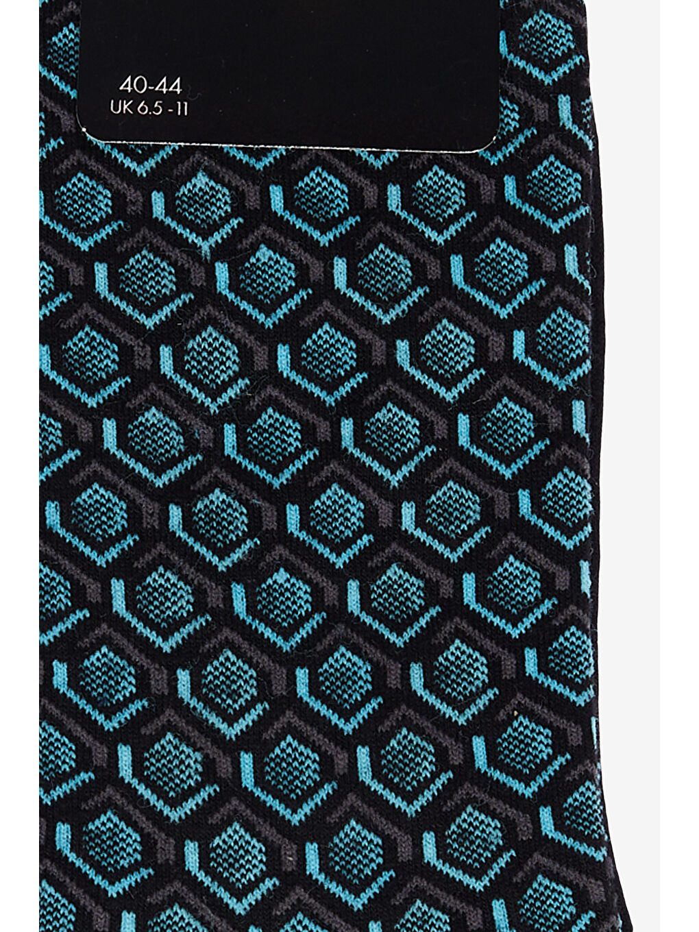 Erkek Siyah-Antrasit Desenli Soket Çorap-1