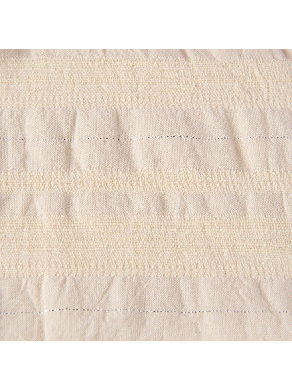 Ekru Soft Raye Çift Kişilik Nevresim Takımı - Krem-3