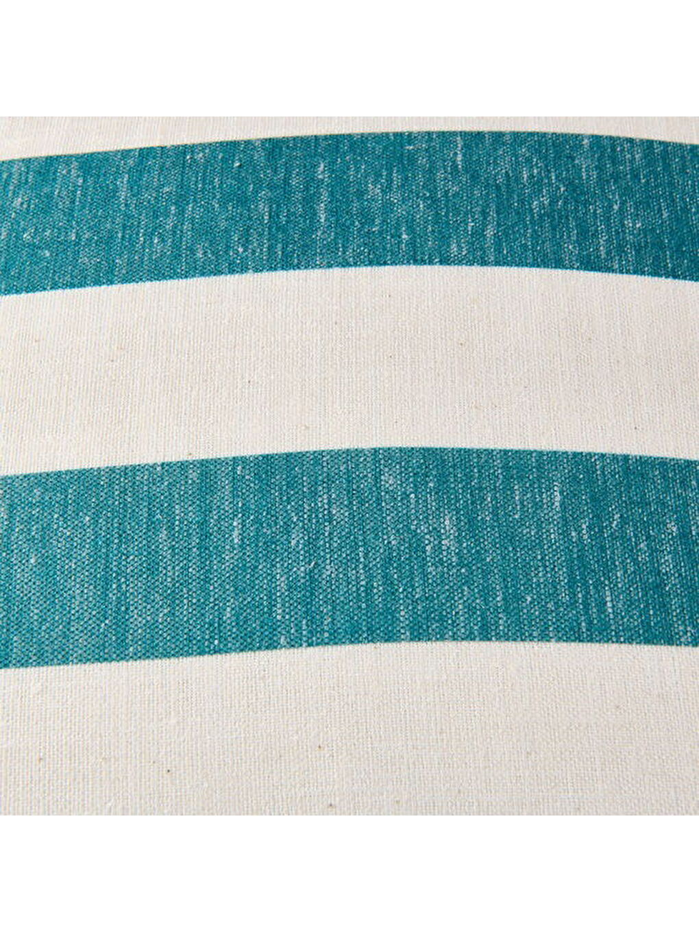 Kahverengi Soft Nautical Fun Çizgili Kırlent - Hardal / Yeşil - 40x40 cm-2